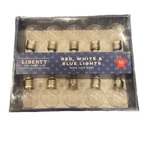 Red, White, and Blue Outdoor Rope Lights